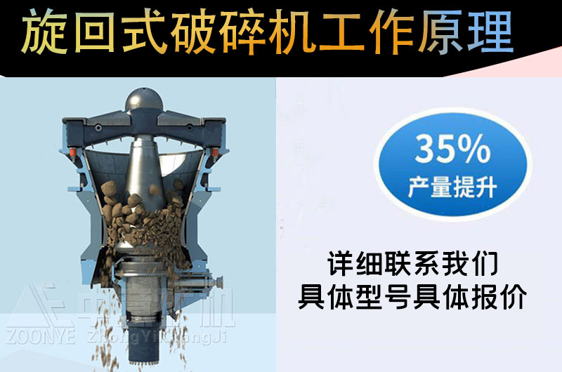 旋回式破碎機(jī)工作原理