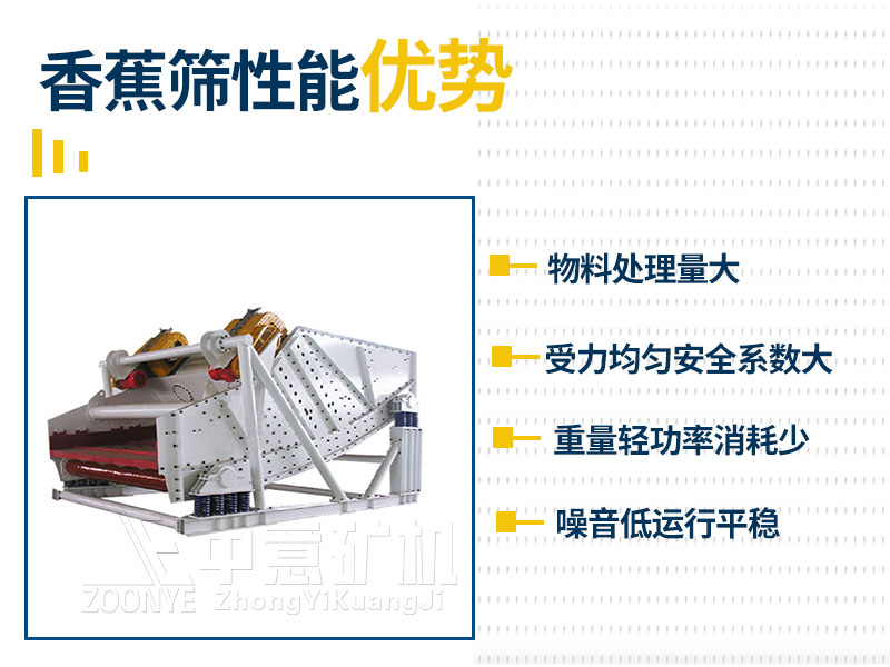 香蕉篩特點(diǎn)