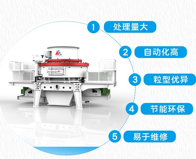 花崗巖移動制砂機優勢