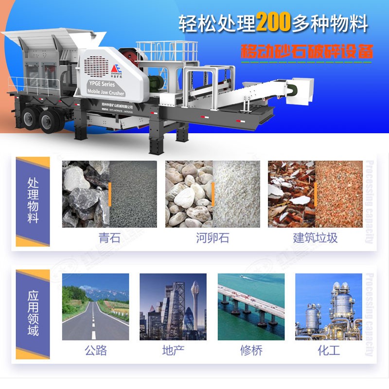顎式碎石機應用