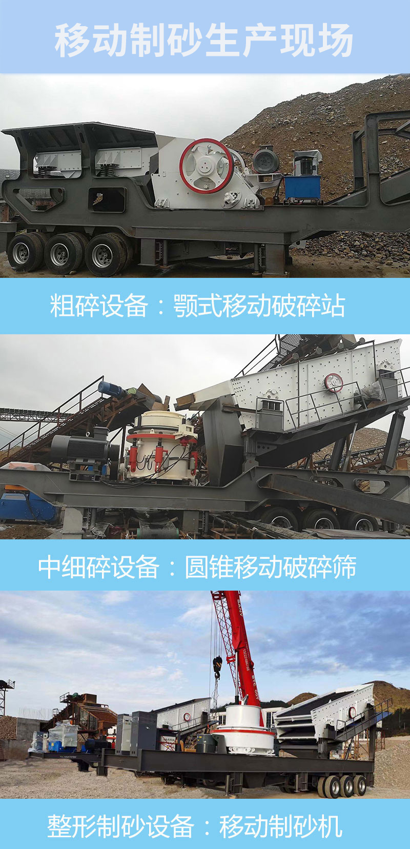 移動打砂機工作現場
