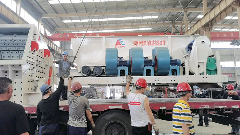 建筑垃圾破碎機和滾軸篩