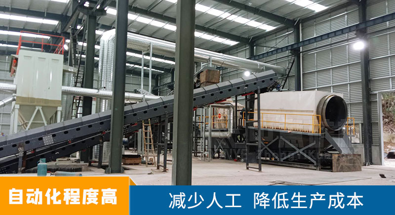 建筑垃圾處理生產線自動化程度高